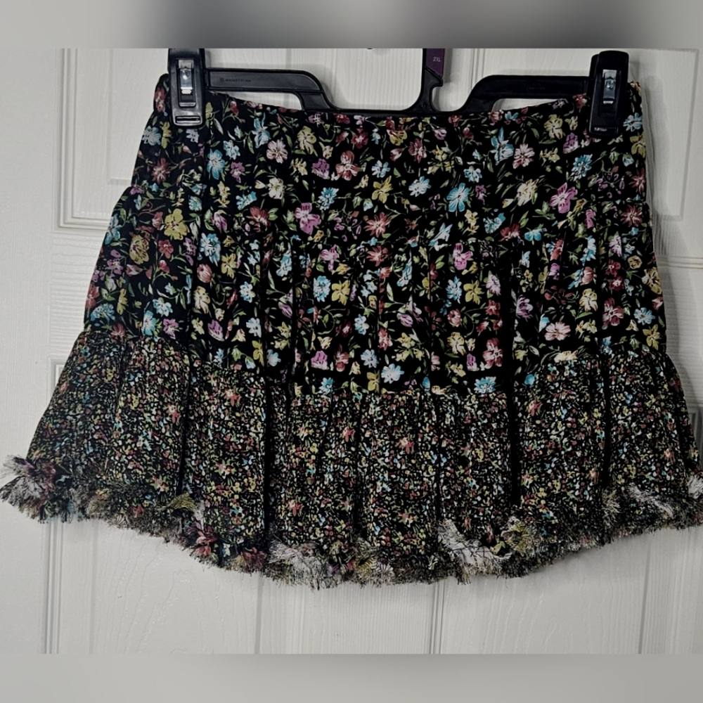 Twenty-One Floral Mini Skirt